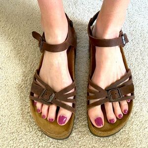 Birkenstock sandals women’s size 10 brown